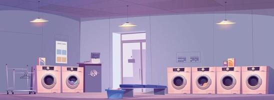 pubblico lavanderia camera interno design vettore