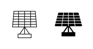 solare pannello vettore icona