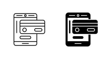 elettronico pagamento vettore icona