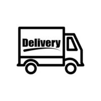 consegna camion icona. vettore shopping illustrazione