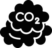 co2 vettore icona stile