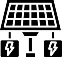 solare energia vettore icona stile