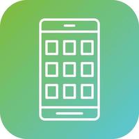 mobile applicazioni vettore icona stile