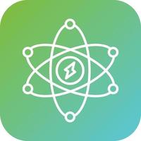 atomico energia vettore icona stile