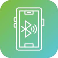 Bluetooth ricerca vettore icona stile