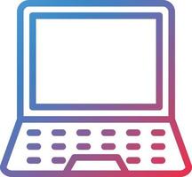 vettore design il computer portatile icona stile