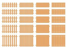 colorato recinto nel piatto stile vettore illustrazione isolato su bianca