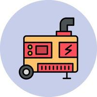 elettrico Generatore vettore icona