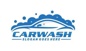 auto lavare logo design vettore