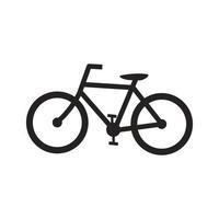 bicicletta icona su bianca sfondo. vettore illustrazione