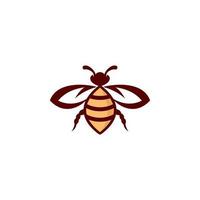 un' ape logo con un' immagine di un' ape su esso vettore