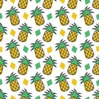sfondo seamless pattern di ananas vettore
