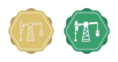 pumpjack vettore icona