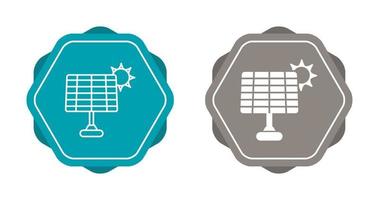 solare pannello vettore icona