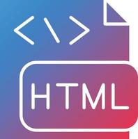vettore design html file icona stile