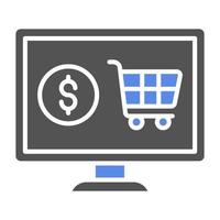 e-commerce vettore icona stile