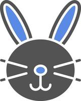Pasqua coniglietto vettore icona stile