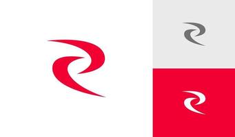 astratto lettera r logo design vettore