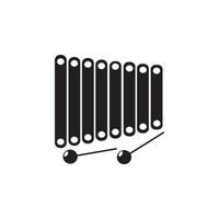 vibrafono marimba vettore icona