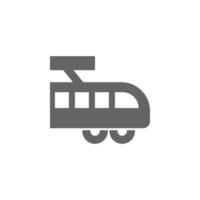 elettrico treno vettore icona