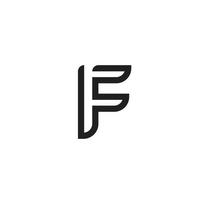 f lettera icona font logo design simbolo alfabeto vettore