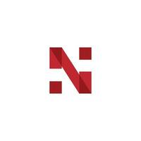 n logo design simbolo vettore