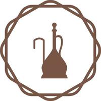 Arabo tè vettore icona