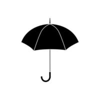 ombrello icona vettore. pioggia illustrazione cartello. tempo metereologico simbolo o logo. vettore