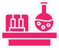 chimico laboratorio vettore icona stile