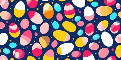 vettore Pasqua uovo bandiera per sociale media e ragnatela design