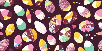 vettore illustrazione di Pasqua uovo illustrazione impostato