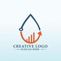 contabilità azienda esigenze logo design vettore