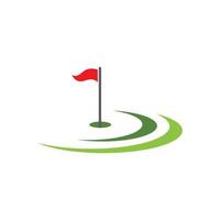 golf logo modello icona design vettore