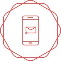 e-mail App vettore icona