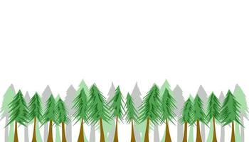sfondo illustrazione con molte di pino alberi vettore