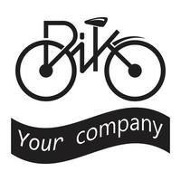 bicicletta logo vettore. vettore