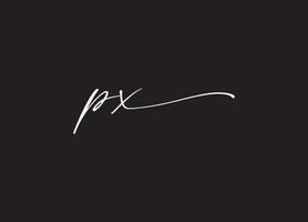 px logo design e azienda logo vettore