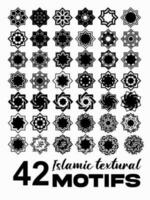 islamico strutturale motivi, vettore design illustrazione