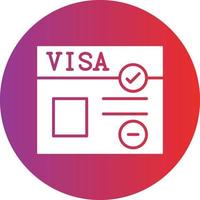 vettore design Visa icona stile