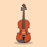 il illustrazione di violino vettore