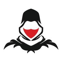 vettore logo ninja