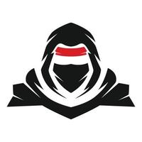 vettore logo ninja