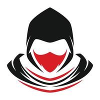 vettore logo ninja