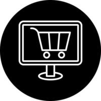 e-commerce vettore icona stile