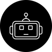 robotica occhio vettore icona stile
