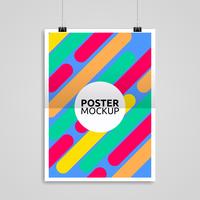 poster mockup vettoriale