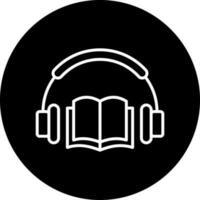 Audio libro vettore icona stile