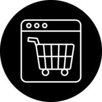 e-commerce vettore icona stile