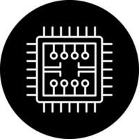 microchip vettore icona stile
