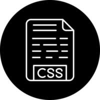 css file vettore icona stile